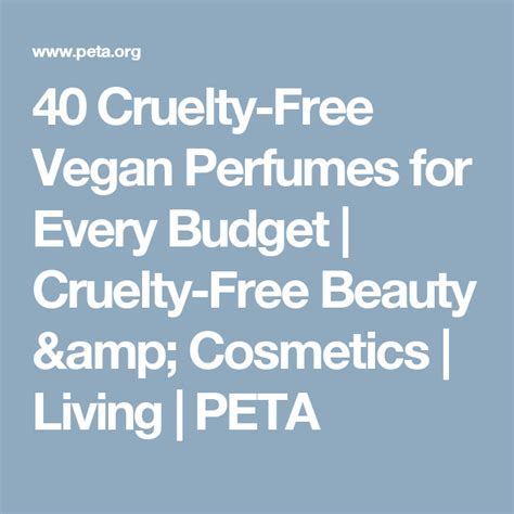 peta cruelty free perfume list